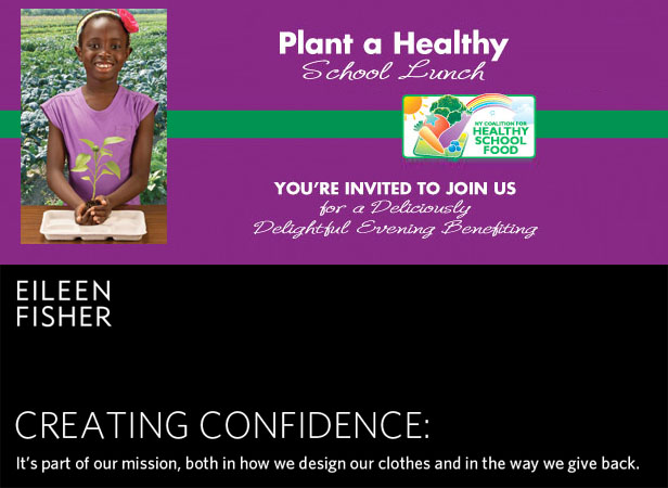 Post image for Giving Back :: Eileen Fisher Creates Confidence, Planting Healthy School Food